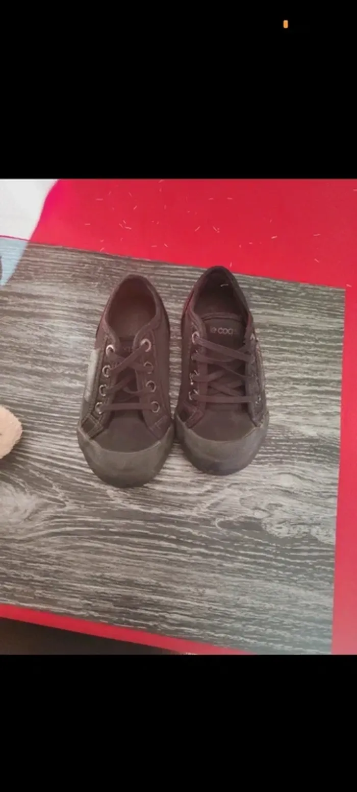 Basket bébé le coq sportif taille 23