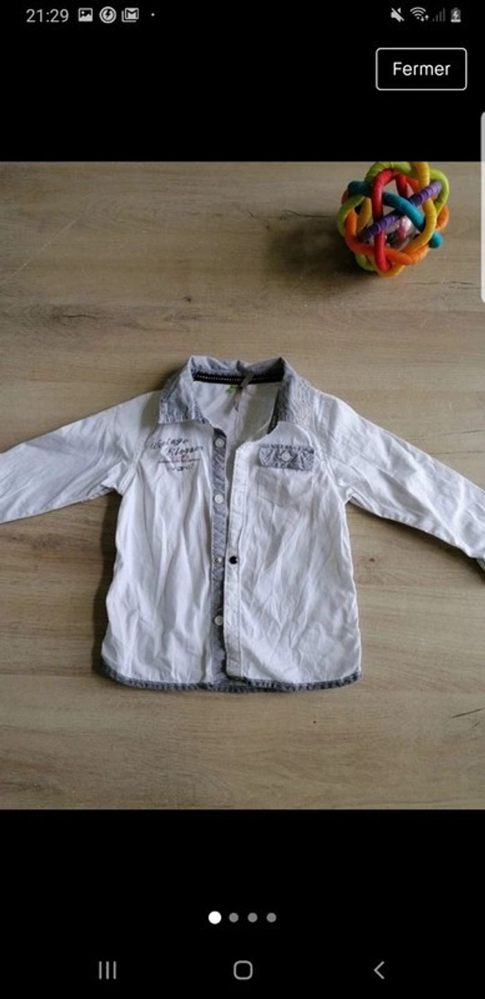 Chemise 18 mois