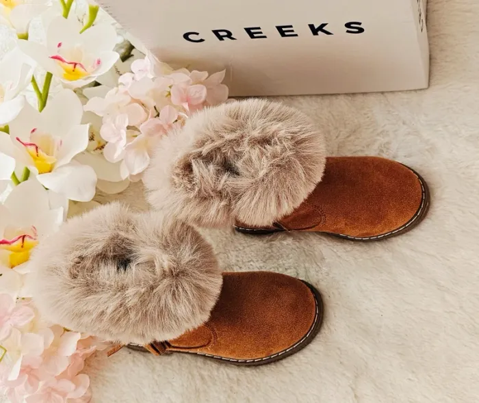 Bottes Bottines Zip Fourrure extérieur Creeks T25 - photo numéro 3