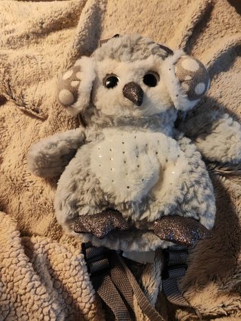 Sac à dos peluche hibou chouette
