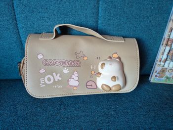 Lot Capibara – Trousse Pinch It! + Stylos Effaçables !