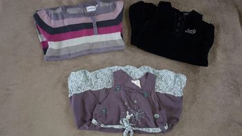 Lot 3 robes mi-saison 12 mois