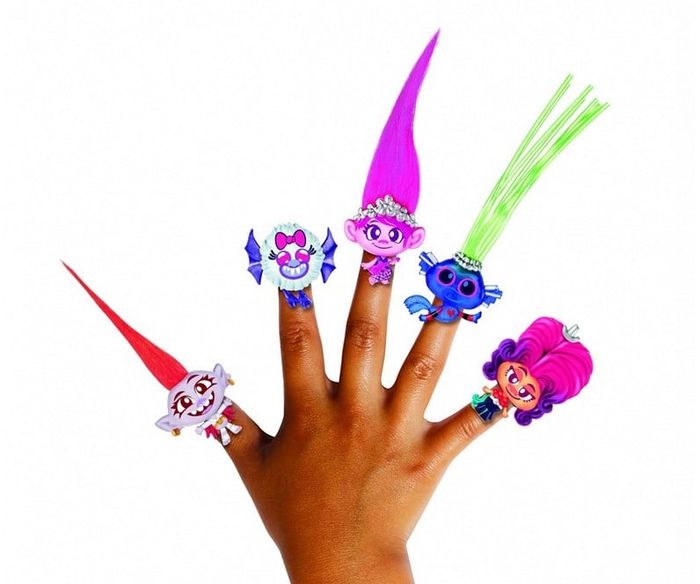 LOT X 4 HASBRO - Figurines petits danseurs Lunettes - Trolls 810928 - photo numéro 4