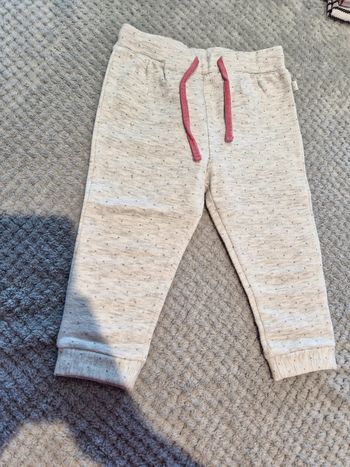 Pantalon jogging fille gris 18 mois Obaïbi