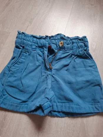 Short bleu 2 ans Tape a l'œil
