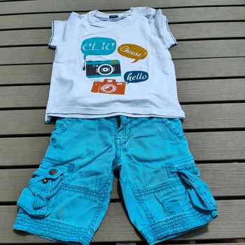 Bermuda short garçon in extenso 24 mois