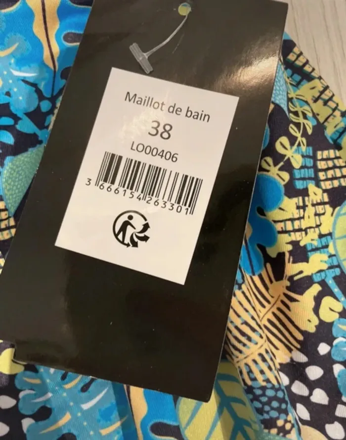🌴 Short de bain femme tropical LOLA Paris - Taille 38 - photo numéro 4