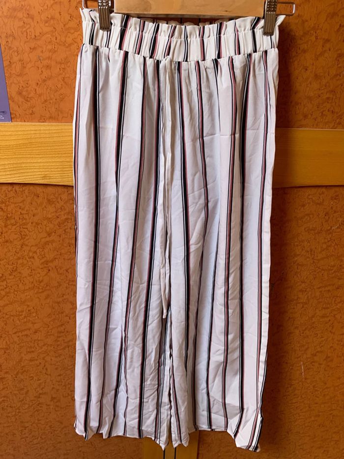 Pantalon fluide rayé Taille S