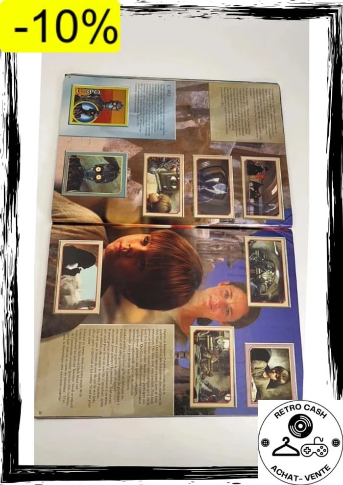 Album incomplet il manque 1 vignette Star Wars epidose 1 Merlin Lucasfilm 1999 - photo numéro 10