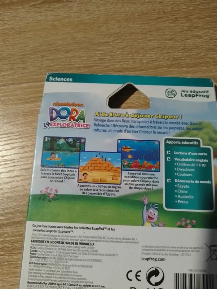 Jeu éducatif Leap Frog - sciences DORA l'exploratrice - 89018 - - photo numéro 6