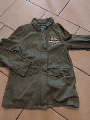 Veste en coton kaki