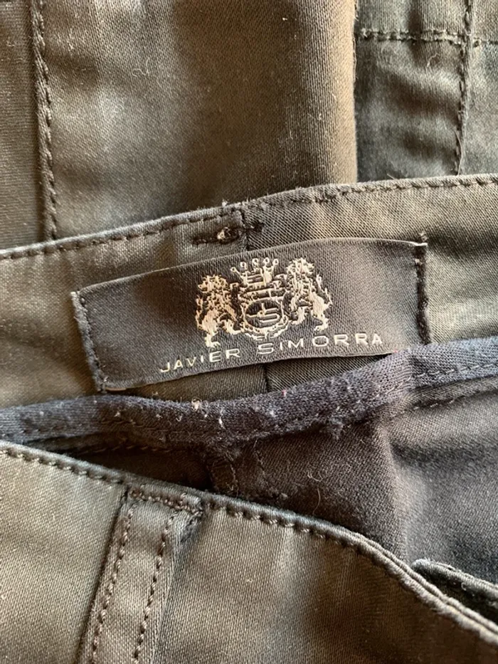 Pantalon satiné Javier Simorra 36 - photo numéro 8