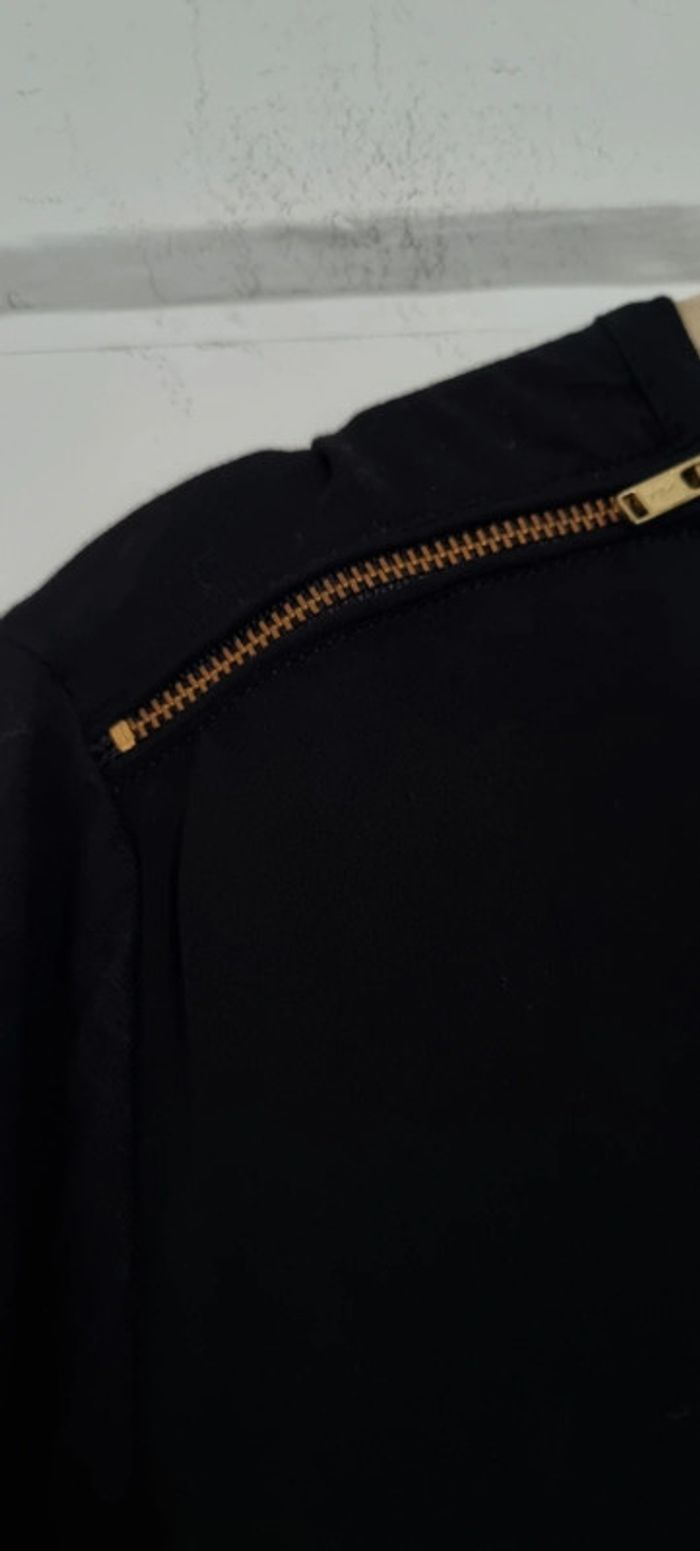 Tee-shirt manches longues noir the kooples sport S 36 soie et coton très bon état - photo numéro 5
