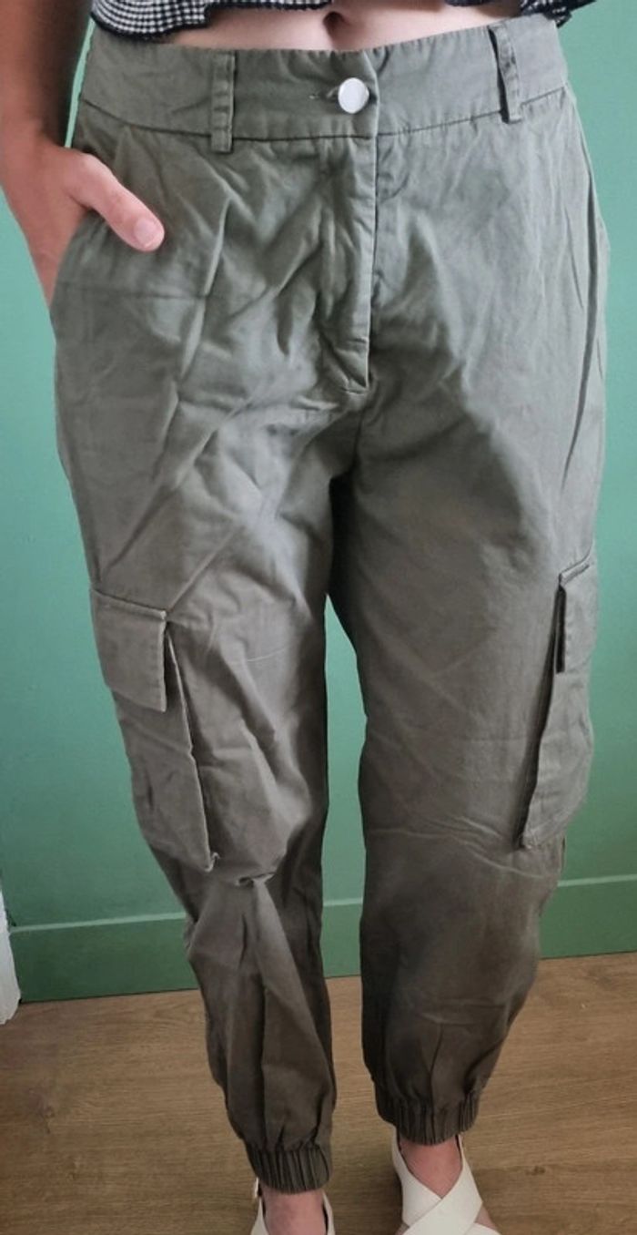 Pantalon cargo kaki - photo numéro 6