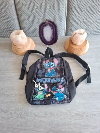 Sac à dos noir Stitch – Neuf sans étiquette – Idéal pour fans de Disney