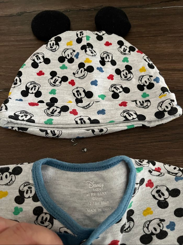 Lot 2 pyjamas Mickey avec bonnet - photo numéro 4