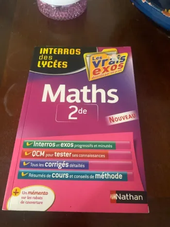 Livre maths 2 de