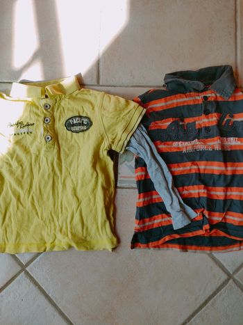 Lot de 2 polos taille 5 ans