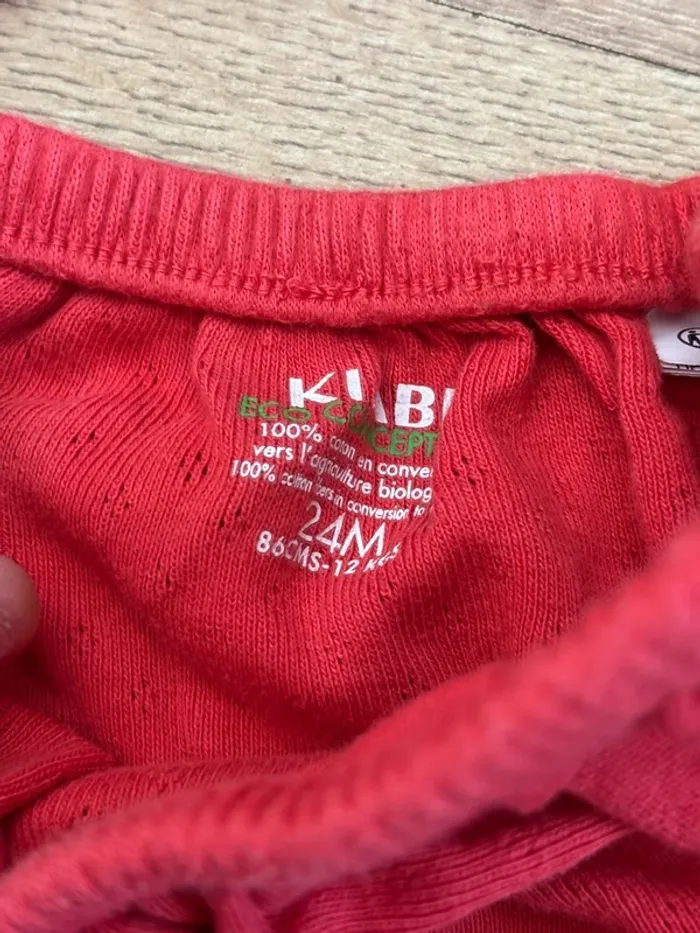 Ensemble robe et culotte Kiabi rouge - photo numéro 2