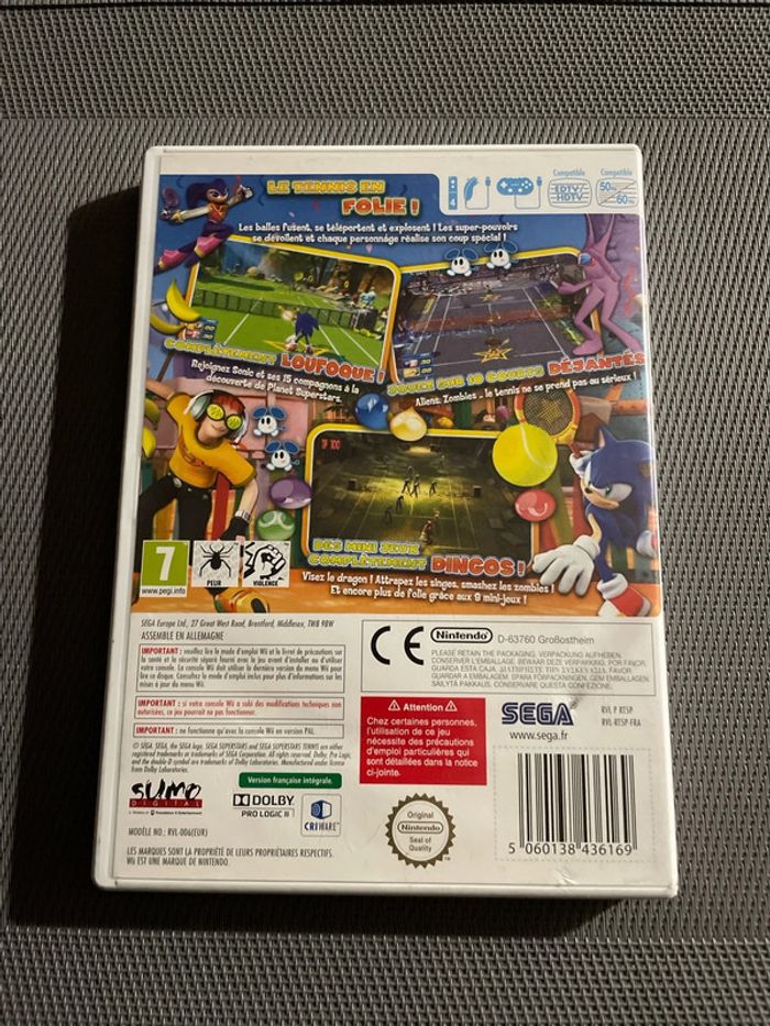 Sega Superstars Tennis Nintendo Wii - photo numéro 3