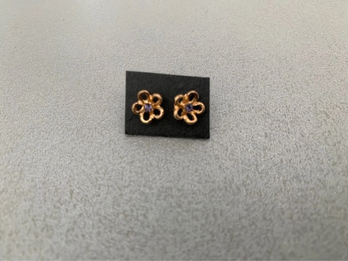 Boucles d’oreilles fleur fantaisie