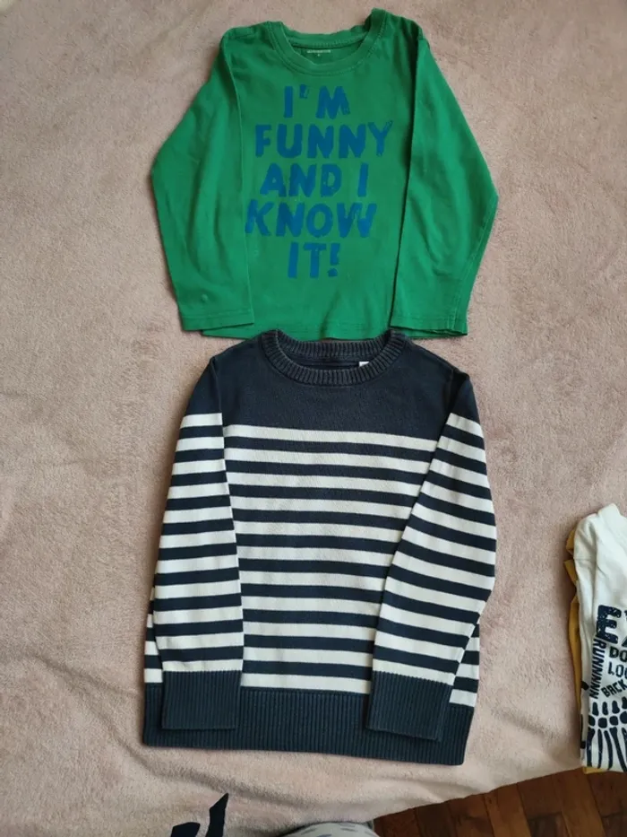 T-shirt à manches longues pour garçon 4-5ans