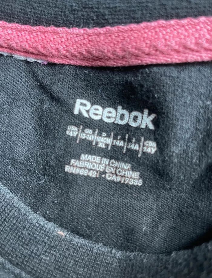 t shirt reebok noire - photo numéro 3