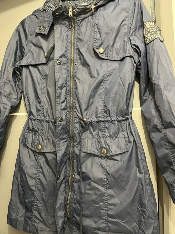 Imperméable coupe vent femme Kaporal M 38 bleu marine k-way kway - photo numéro 9