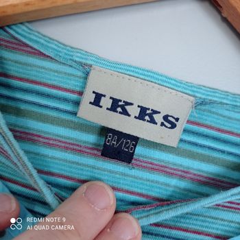 T-shirt turquoise à motifs 8ans IKKS