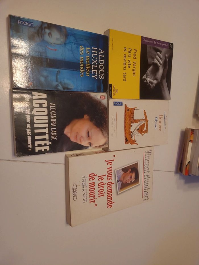 Lot de 5 livres