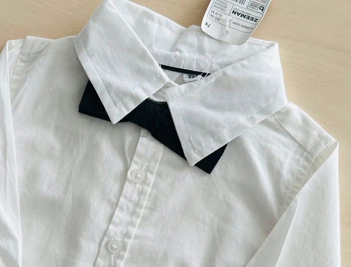 Chemise garçon taille  6-9 mois en 74 cm - photo numéro 3