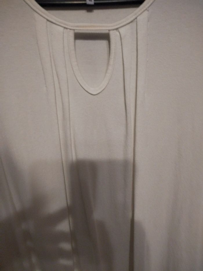 Tee shirt long blanc - photo numéro 4