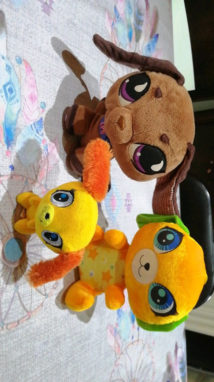 Lot de 3 peluches - photo numéro 2