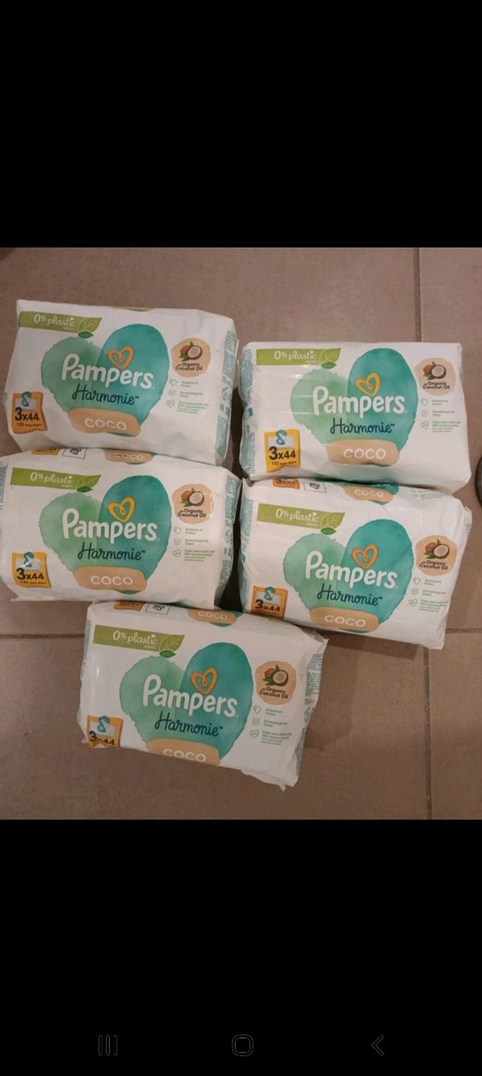 Lingettes pampers