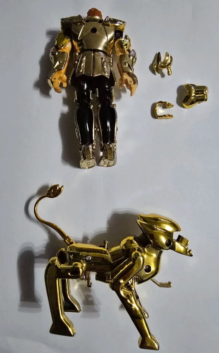 Figurine vintage Saint Seiya Aiolia du Lion – Chevaliers du Zodiaque Bandai 1987 - photo numéro 2