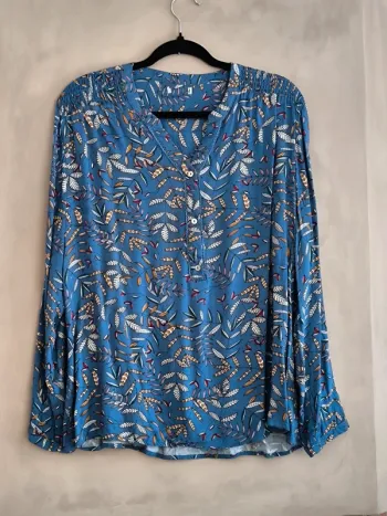 Blouse imprimée feuillage 42