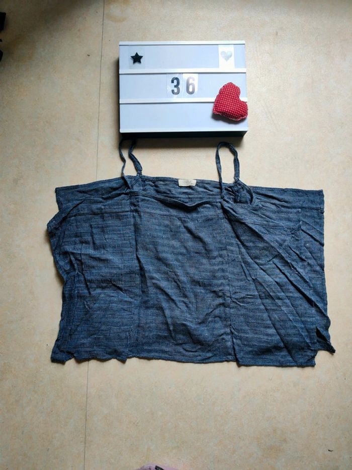 Débardeur bleu taille 1 marque louizon