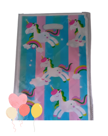 Lot de 10 sacs anniversaire Licornes Neufs