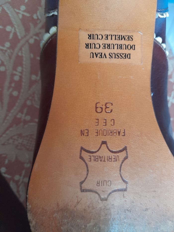 CHAUSSURE FEMME " SANCHE DE LA ROSA" TAILLE 39 - photo numéro 6