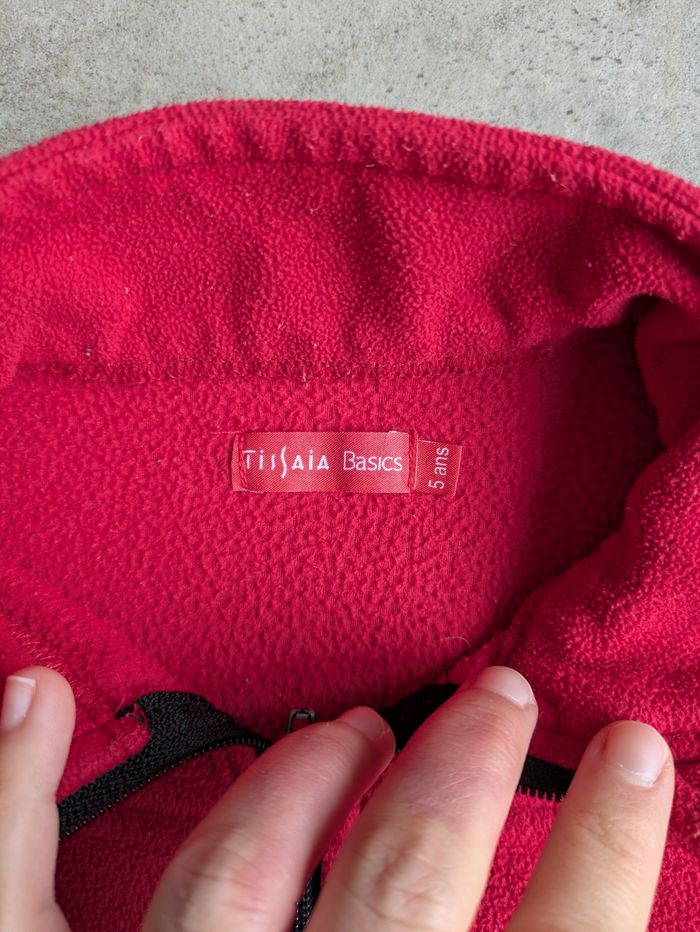Polaire zippée 5 ans - photo numéro 2