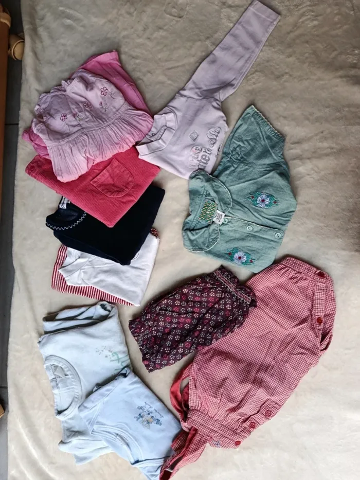 Lots vêtements bébé fille - photo numéro 5