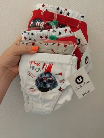 Lot culottes garçon 6/8ans neuf