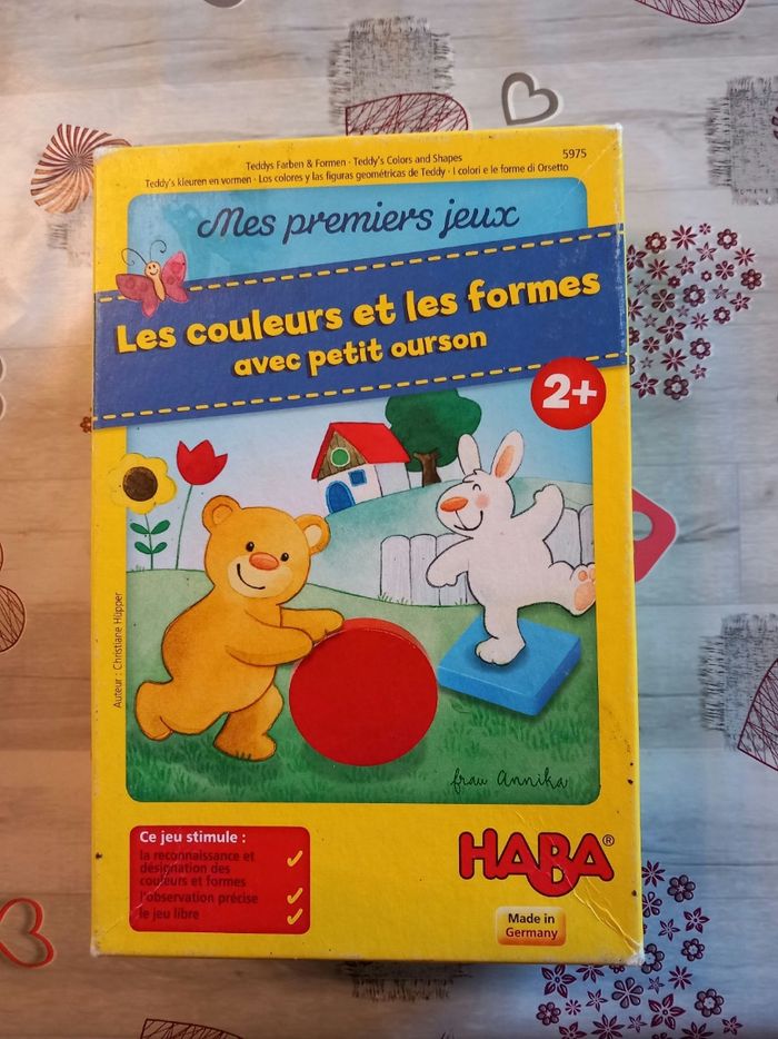 Les couleurs et les formes avec petit ourson Haba