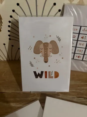 Affiches “Sweet Jungle Words” pour chambre enfant