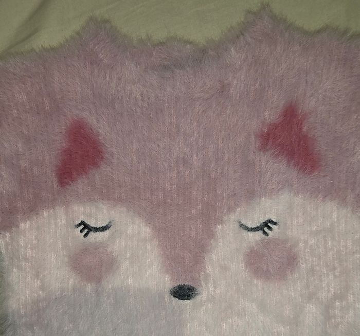 Robe pull epaisse rose 6 mois - photo numéro 3