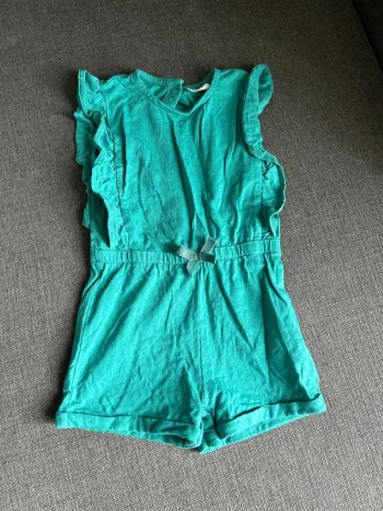 Combi short bébé fille, manches courtes, tape à l’œil, verte,24 mois