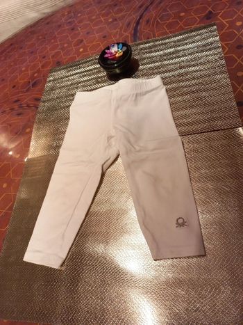 Joli leggings blanc 1 an