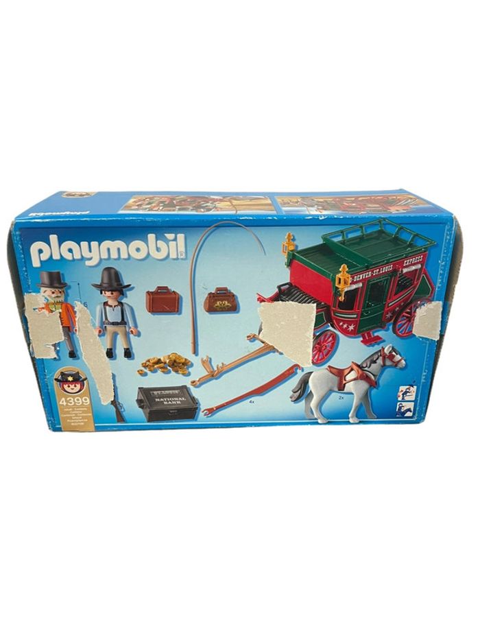 Playmobil 4399 calèche / diligence Western complet - photo numéro 2
