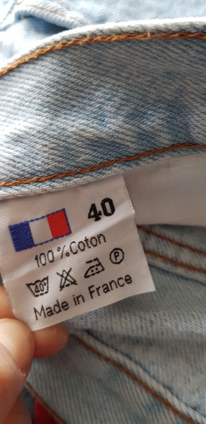 Short en jean vintage femme - T. 36 - photo numéro 5