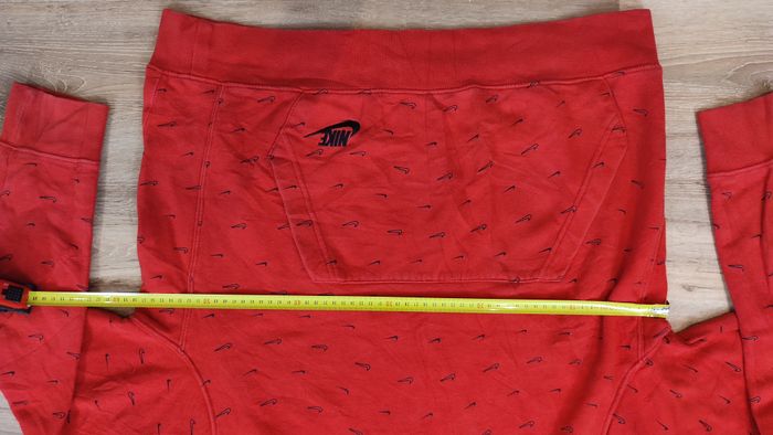 Vêtement Homme Sweats pull sweat à capuche rouge Nike taille L #Retrostreet - photo numéro 7